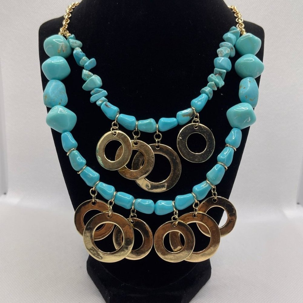 Nyc Statementblue Beaded Necklace - image 6